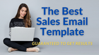 Best Email Sales Template